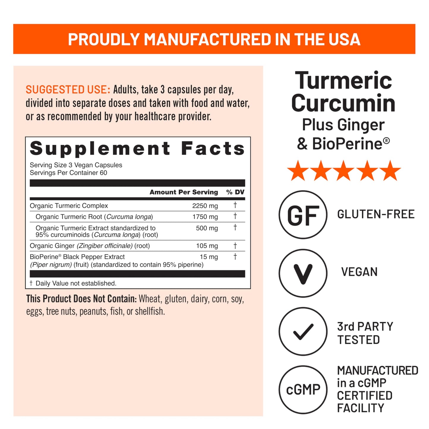 NatureWise Curcumin Turmeric 2250mg - 95% Curcuminoids & BioPerine Black Pepper Extract for Advanced Absorption - Daily Joint and Immune Health Support NatureWise