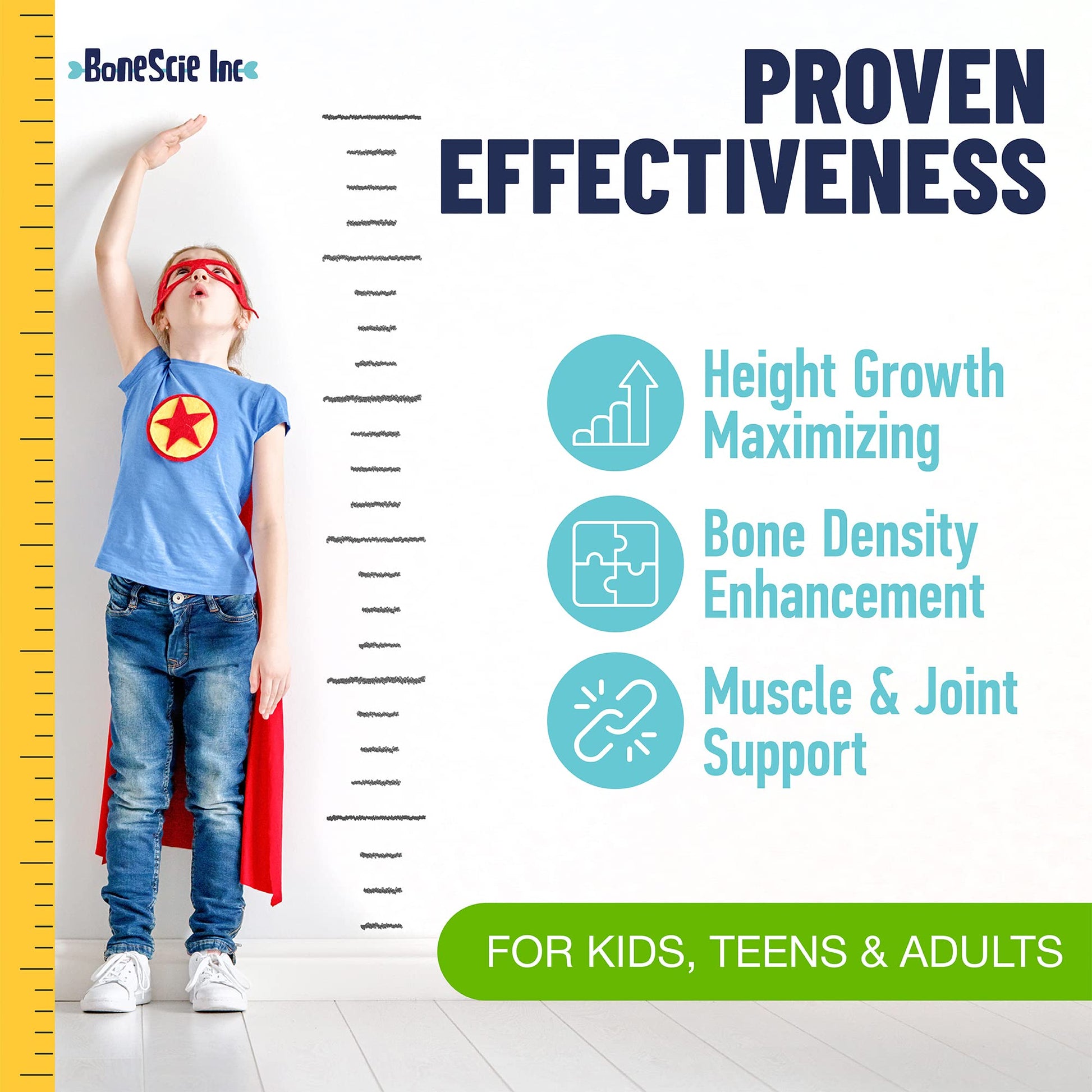 Height Growth Maximizer - Made in USA - Natural Height Increase Booster & Bone Growth Pills - Grow Taller Supplement for Adults, Teens & Kids - Vitamins for Boys & Girls to Get Taller - 120 capsules BONESCIE INC buy australia supplements