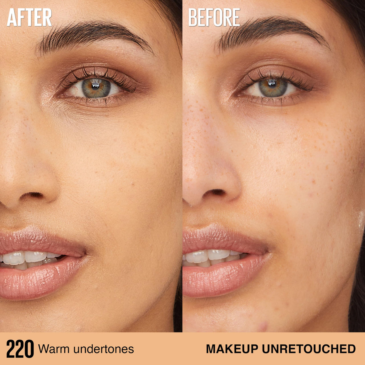 Maybelline Super Stay Lumi-Matte Foundation, Lightweight and Buildable Full Coverage Foundation Makeup For Up To 30HR Wear, 220, 1 Count MAYBELLINE
