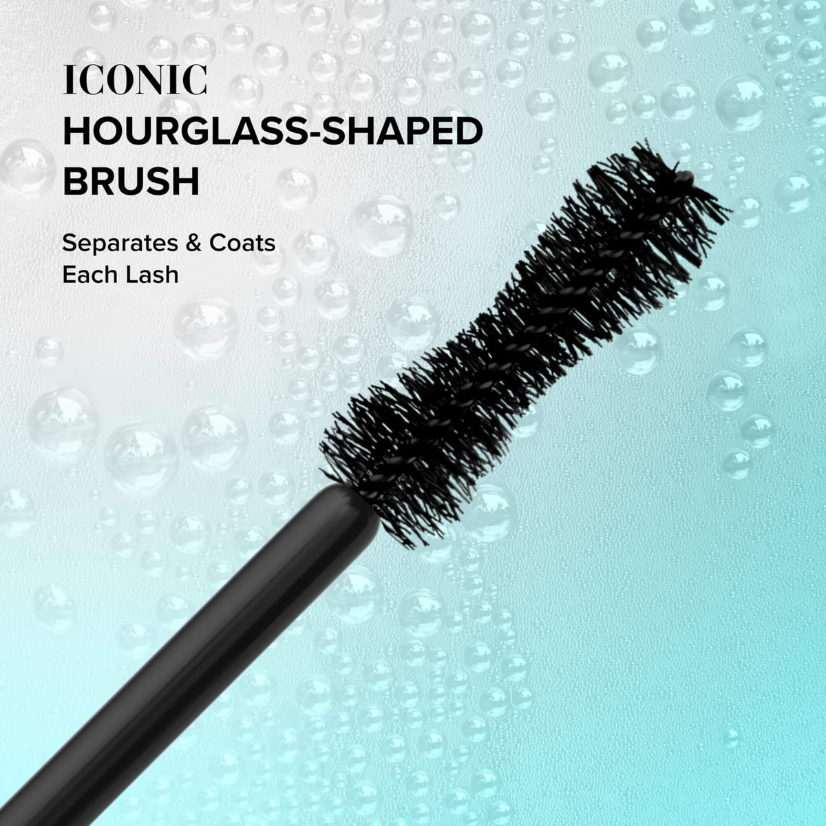 Too Faced Better Than Sex Waterproof Mascara | Volumizing and Lengthening Waterproof Mascara + Hourglass Brush | Formula for Dramatic Lashes | Cruelty-Free Eye Makeup, Black, Travel Size, 0.17 Fl Oz Too Faced