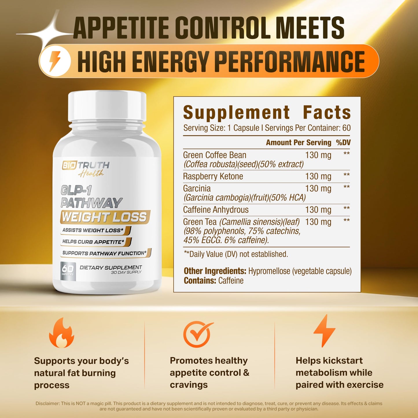 GLP-1 BioTruth Health | Assists Metabolic Pathways Linked to GLP-1 Signaling - Promotes Nutrimend IQ