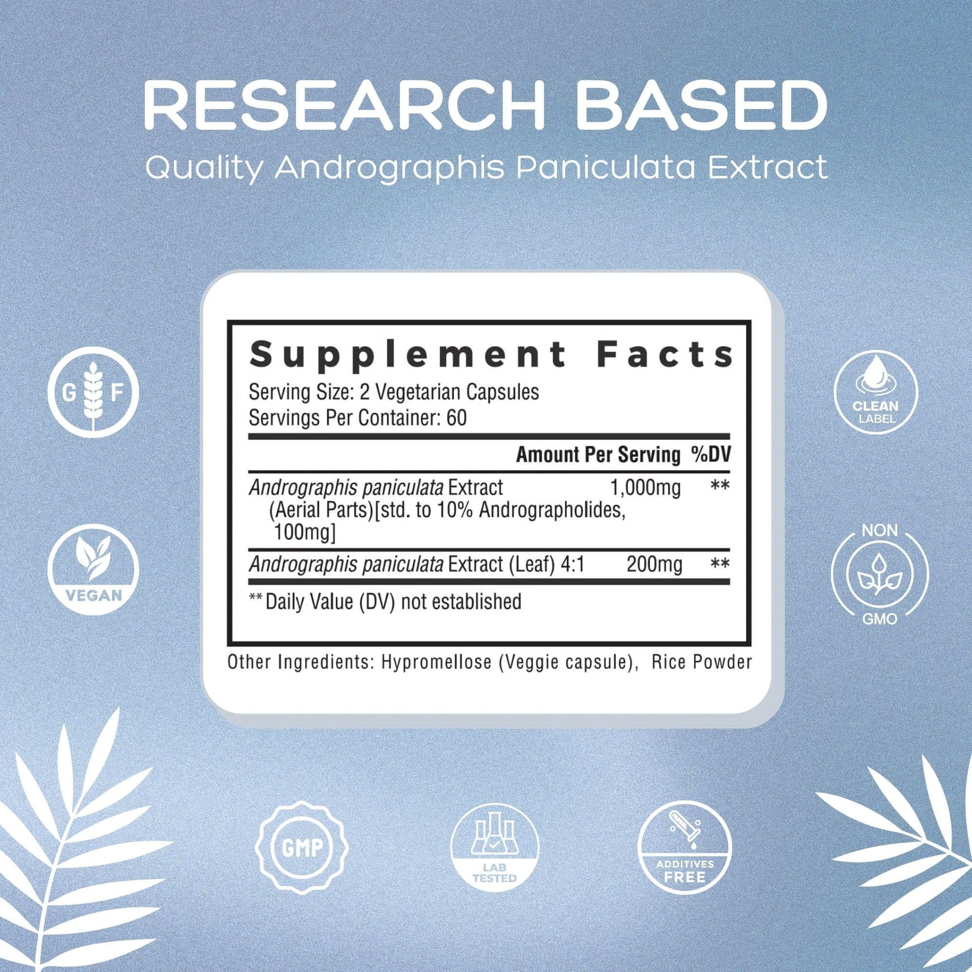 Palmara Health Premium Andrographis Paniculata Extract 1,200mg with 100mg Andrographolides Vegan Capsules for Immune & Digestive Support, Non-GMO, Gluten Free, Herbal Dietary Supplement Palmara Health buy australia supplements