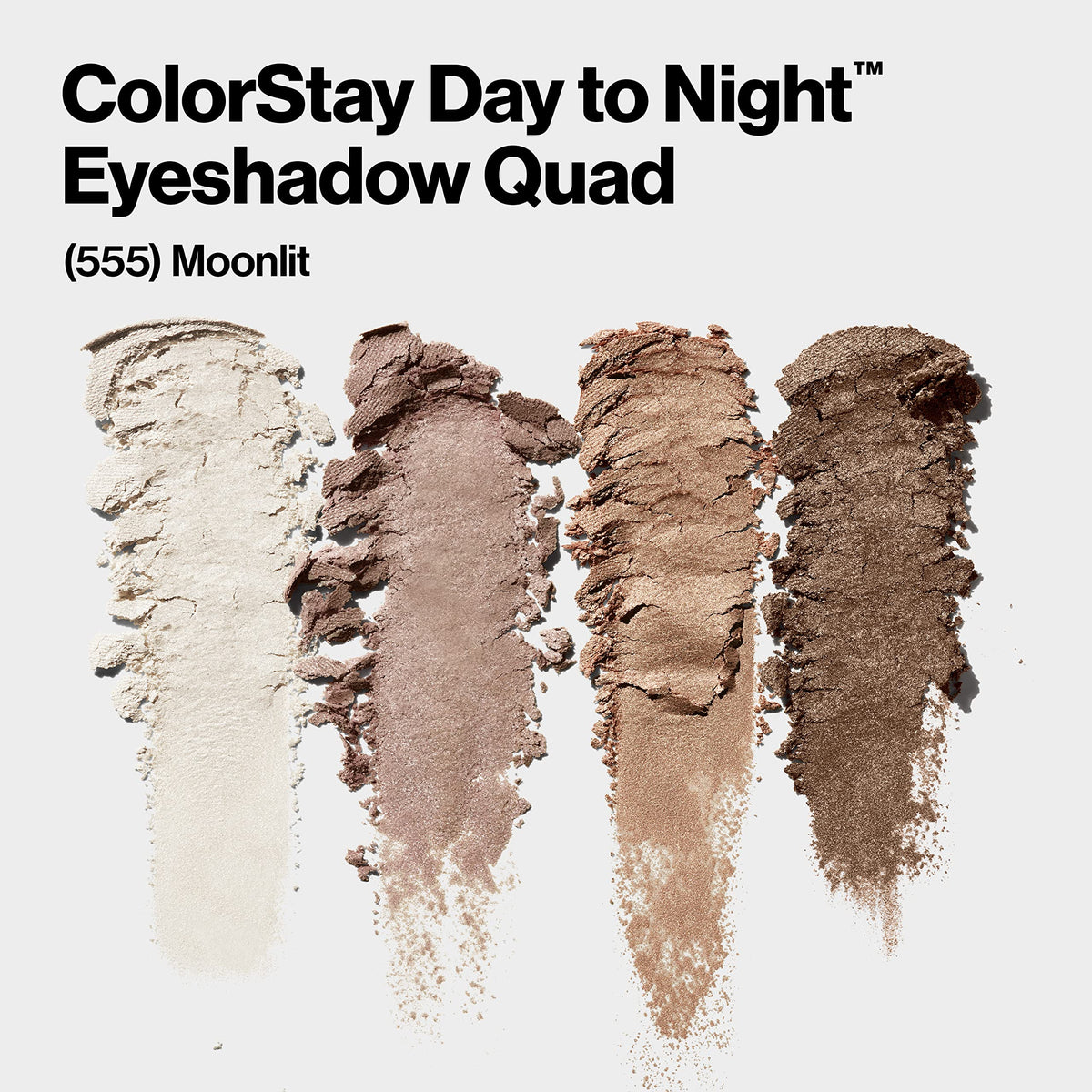 Revlon ColorStay Day to Night Eyeshadow Quad, 555 Moonlit, 0.16 oz REVLON