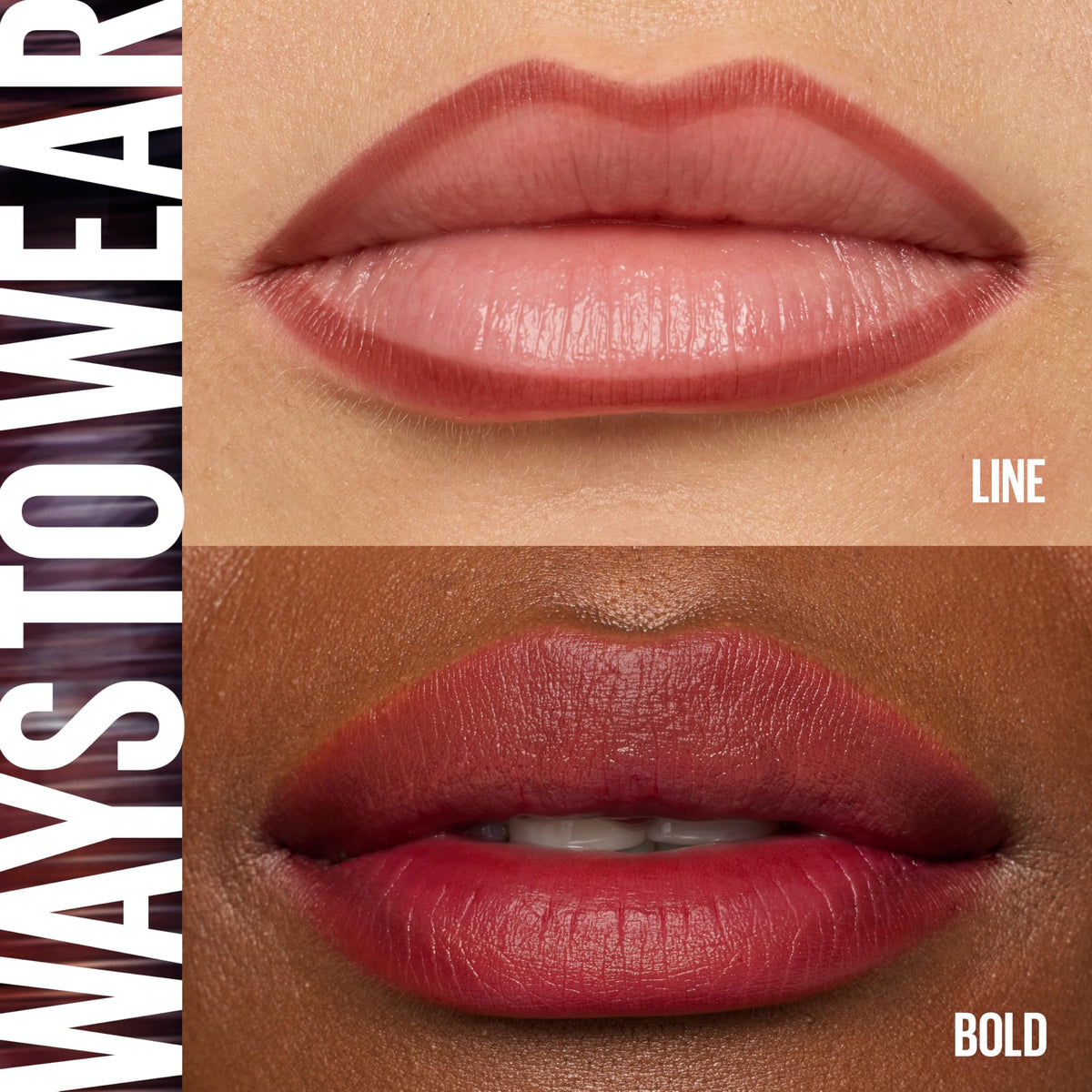 MAYBELLINE Super Stay Peel Off Lip Liner Lip Stain, Up to 24H Tattoo-Like Wear, Transfer-Proof Matte Finish, Hydrating Formula With Vitamin E, Aura (Mauve Nude) MAYBELLINE
