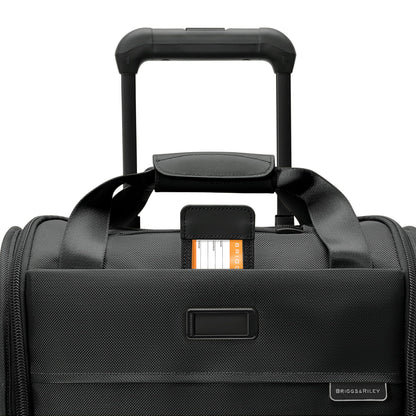 Briggs & Riley Essential 22" Carry On Expandable Spinner - Luggage for Travel, Suitcases with Wheels, Softside Rolling Bag for Men & Women, Self-Repairing Zipper - Baseline Collection, Black Gsupps Australia