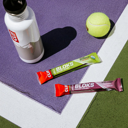 CLIF BLOKS - Mountain Berry Flavor - Energy Chews - Non-GMO - Plant Based - Fast Fuel for Cycling and Running - Quick Carbohydrates and Electrolytes - 2.12 oz. (18 Count) CLIF Bar