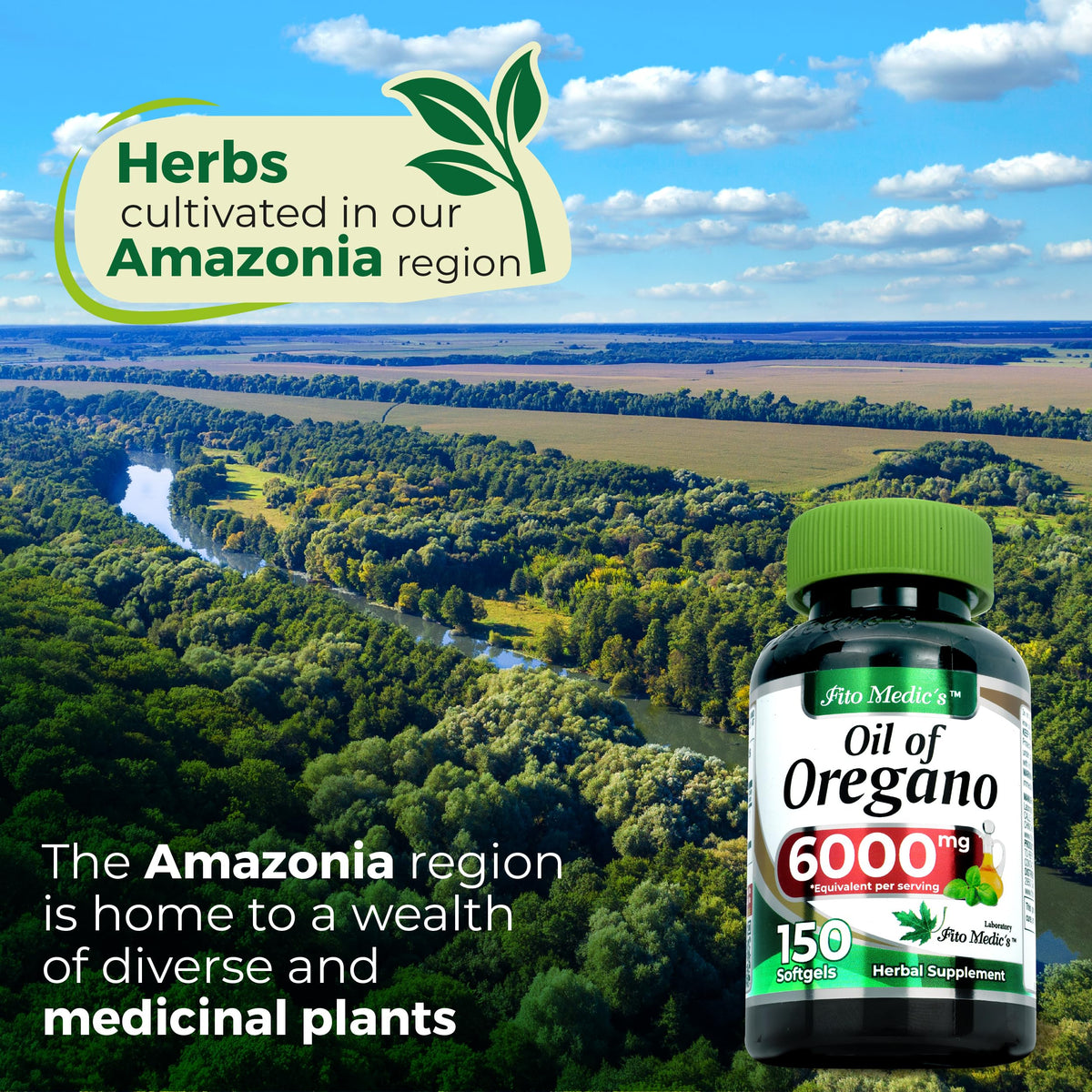 FITO MEDIC'S Lab | Oil of Oregano | 150 softgels | Oregano Oil | Herbal Supplement. FITO MEDIC'S