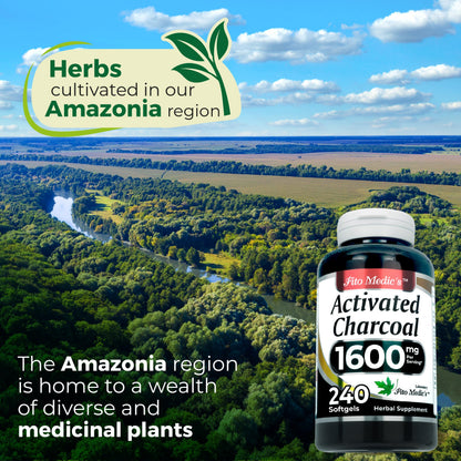 FITO MEDIC'S Lab | Activated Charcoal | 240 caps | Activated Charcoal Pills FITO MEDIC'S