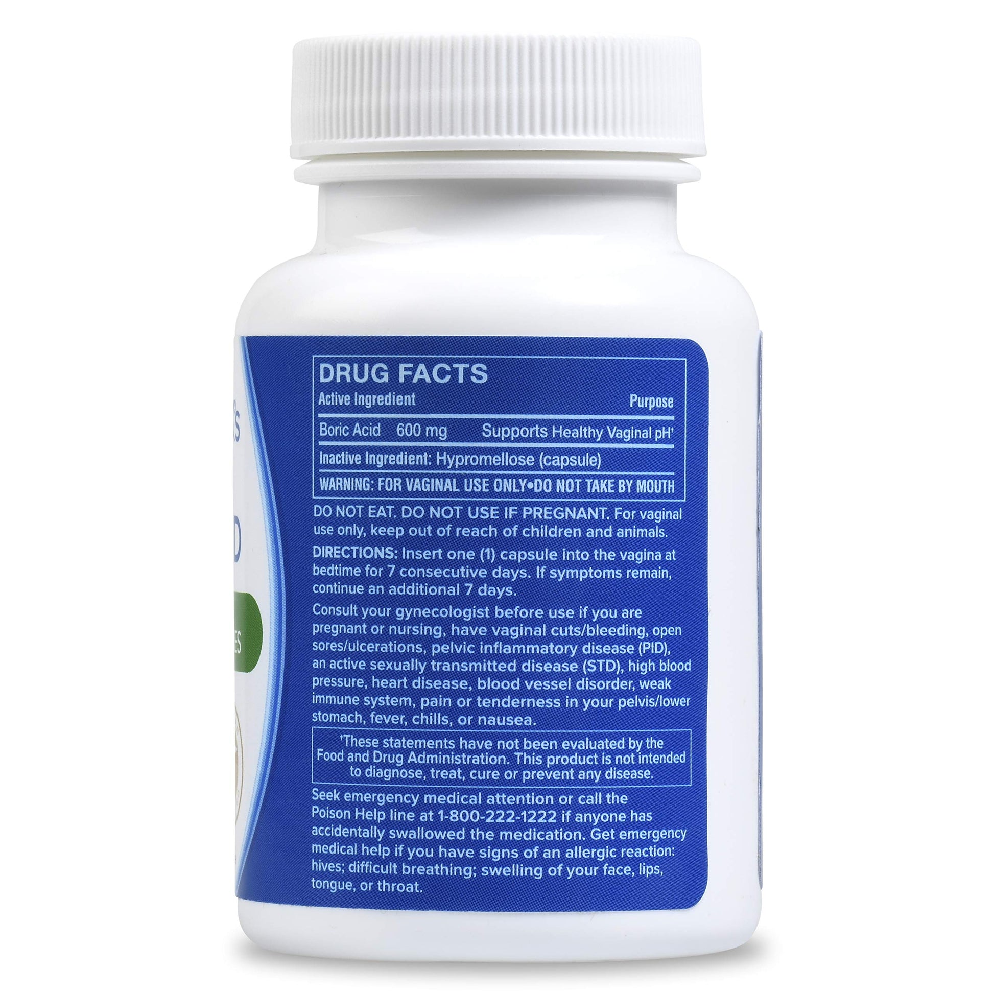 doctor MK's NATURAL Boric Acid Suppositories (600mg) for Healthy Feminine pH Support doctor MK's NATURAL buy australia supplements