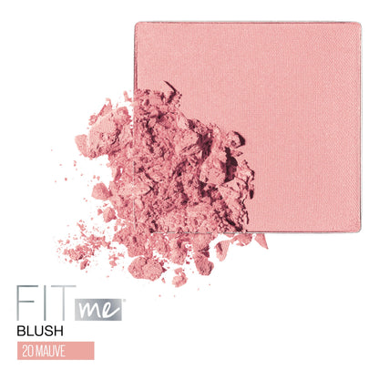 Maybelline Fit Me Powder Blush, Lightweight, Smooth, Blendable, Long-lasting All-Day Face Enhancing Makeup Color, Mauve, 1 Count MAYBELLINE