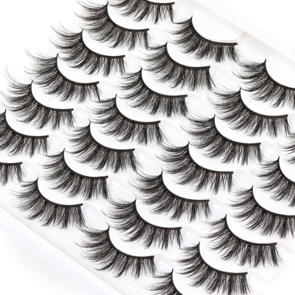 Losha Eyelashes Cat Eye Lashes Natural Look Wispy Faux Mink Lashes (54) Losha