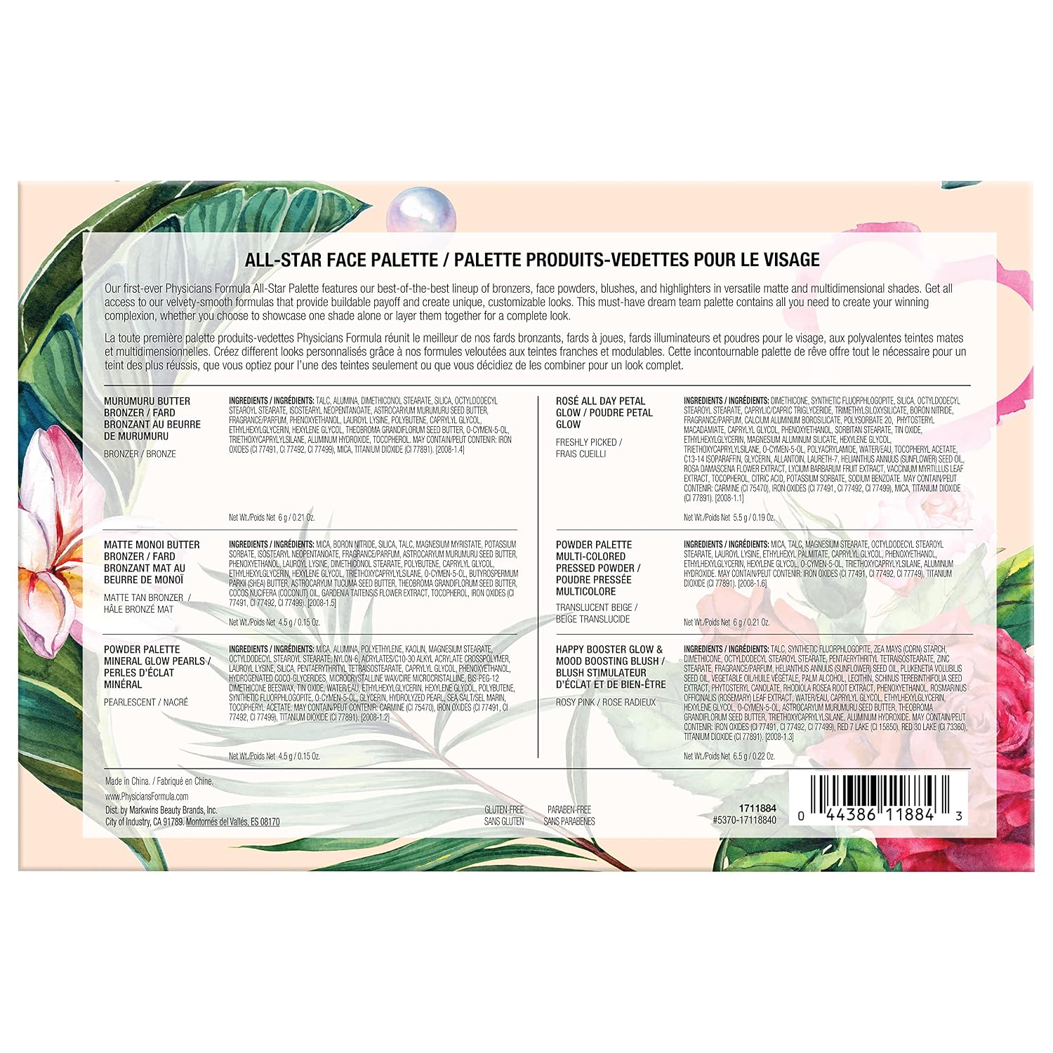 Physicians Formula All-Star Face Palette, Velvety-Smooth Buildable & Blendable Formulas,Versatile Matte and Multidimensional Shades, Cruelty-Free & Vegan - Natural Gsupps Australia