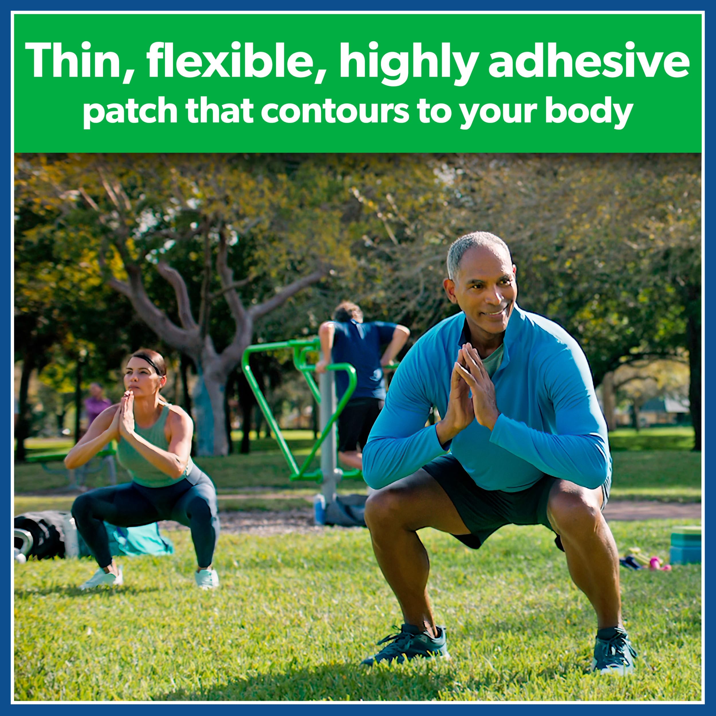 Salonpas Maximum OTC Strength Lidocaine 4% Pain Relieving Flex Patch, Apply for Up to 8 Hours, Unscented, Thin, Flexible, Lightweight, Patch Stays in Place, 7 Patches Salonpas buy australia supplements