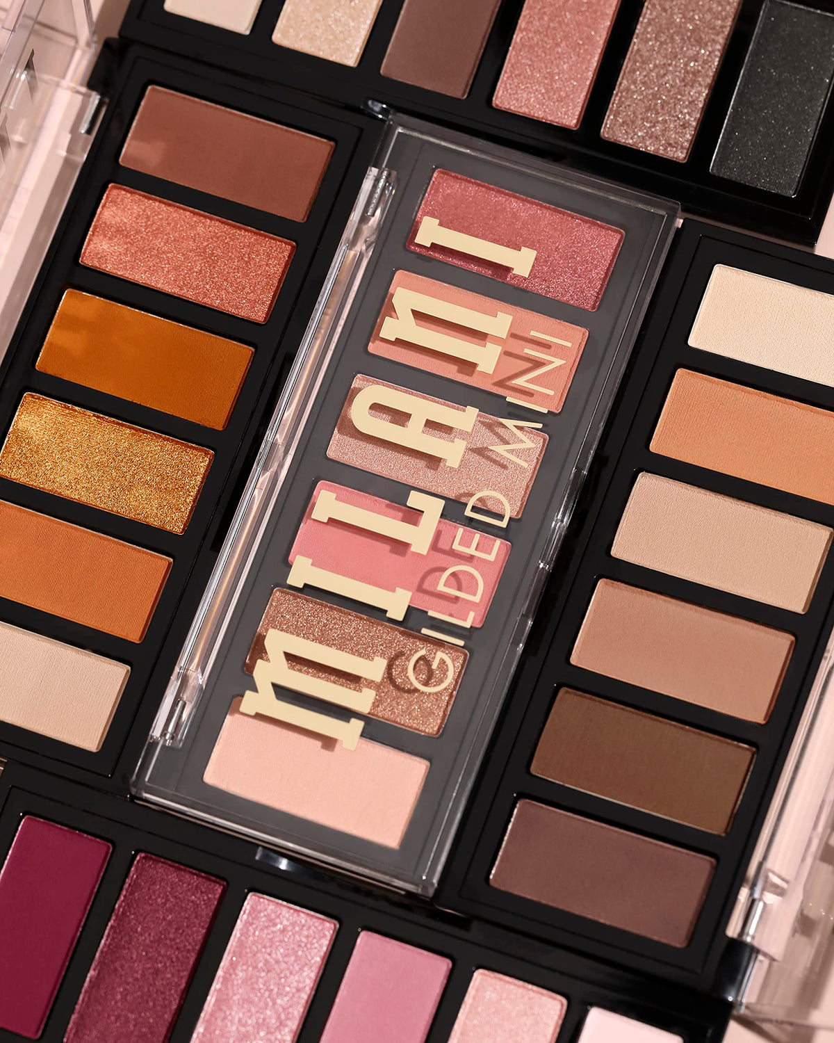 Milani Gilded Mini Eyeshadow Palette Matte Shimmer Makeup - The Wine Down Milani