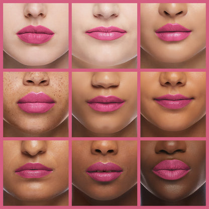 wet n wild Silk Finish Lipstick, Hydrating Rich Buildable Lip Color, Formulated with Vitamins A,E, & Macadamia for Ultimate Hydration, Cruelty-Free & Vegan - Pink Ice (Carded) wet n wild