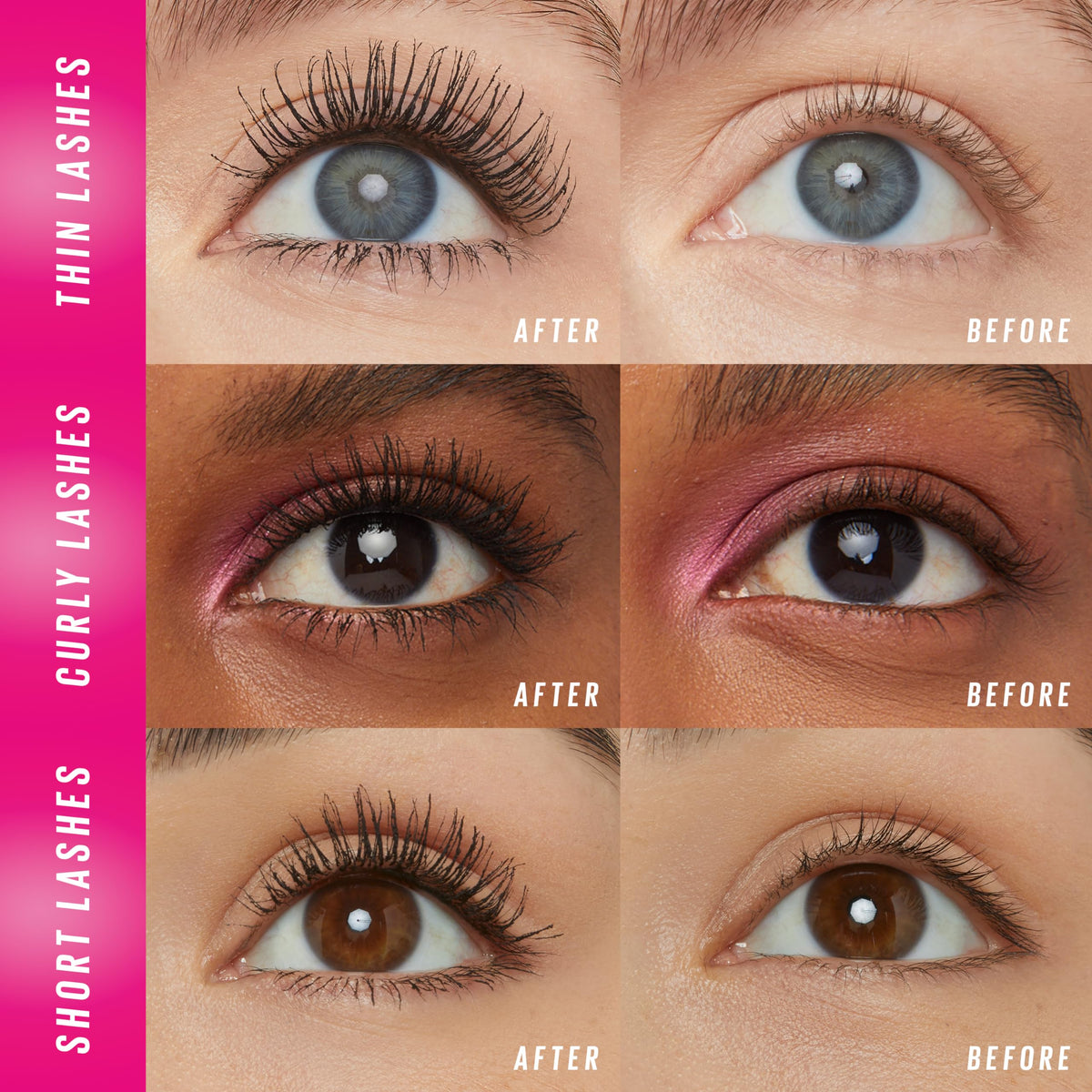 Maybelline Lash Sensational Firework Washable Mascara, Lengthening & Volumizing Mascara for up to 24HR wear, Blackest Black, 1 Count MAYBELLINE