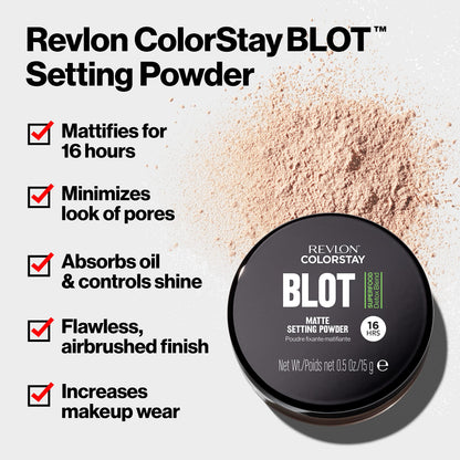 Revlon ColorStay Blot Setting Powder, 0.5 oz REVLON