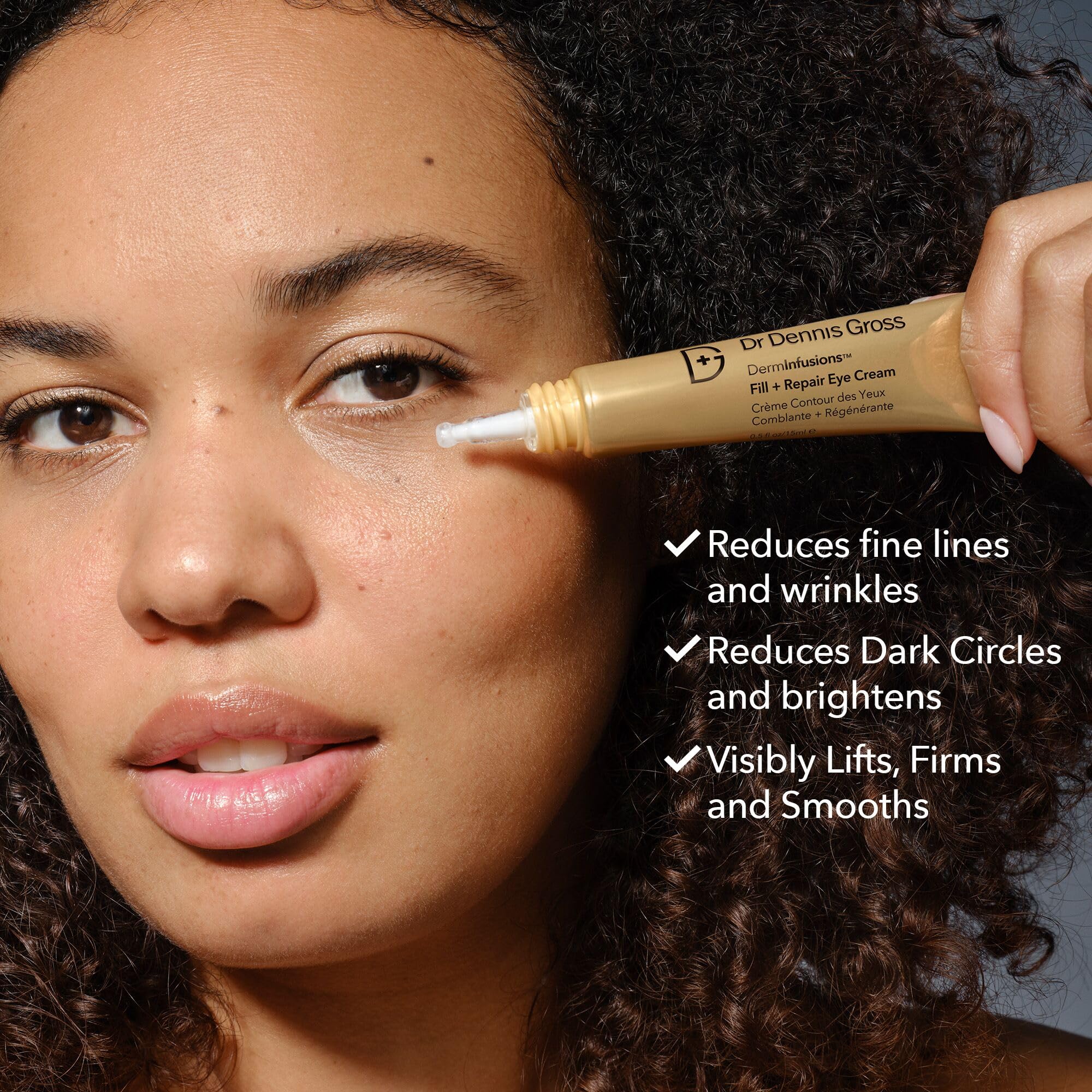 Dr Dennis Gross DermInfusions Fill + Repair Eye Cream: Hydrating & Brightening Treatment for Dark Circles, Fine Lines & Wrinkles, Firms & Smooths 360° Eye Area, 0.5 Oz Dr Dennis Gross buy australia supplements