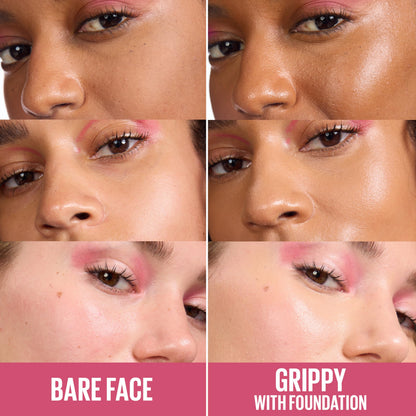 Maybelline Grippy Serum Primer, Hydrating Makeup Primer with 2% Niacinamide For Up To 24HR Make Up Wear, Clear, 1 Count MAYBELLINE