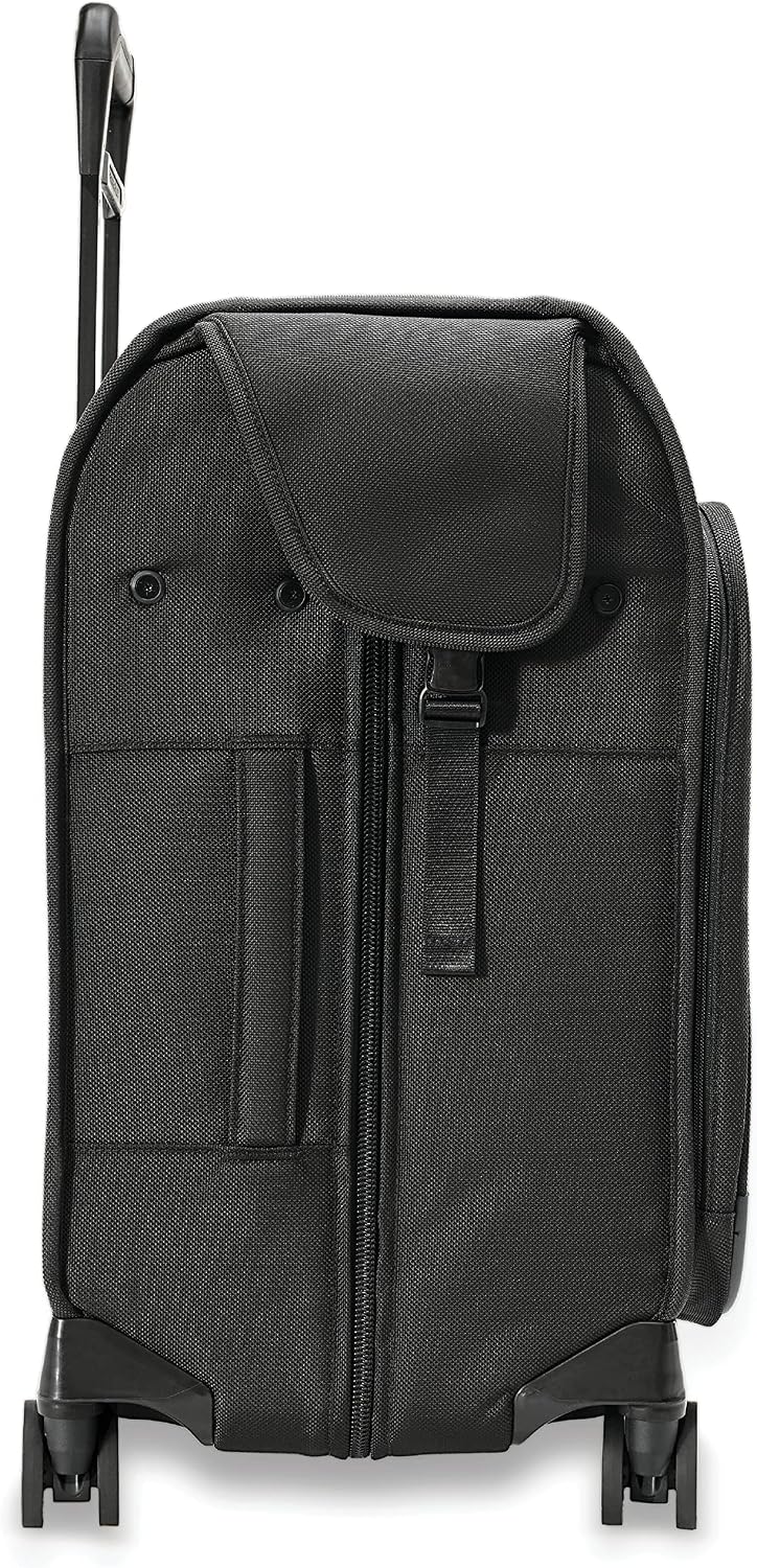 Briggs & Riley Deluxe Wardrobe Spinner - Checked Luggage for Travel, Suitcases with Wheels, Softside Rolling Bag for Men & Women, Built in Hook for Clothes - Baseline Collection, Black Gsupps Australia