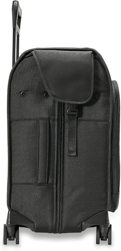 Briggs & Riley Deluxe Wardrobe Spinner - Checked Luggage for Travel, Suitcases with Wheels, Softside Rolling Bag for Men & Women, Built in Hook for Clothes - Baseline Collection, Black Gsupps Australia