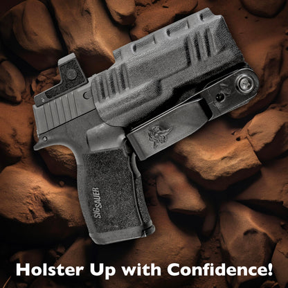 DeSantis Slim-Tuk - IWB Holster for Men and Women, Pistol Holster for Concealed Carry, Suitable for Appendix Wear, Ambidextrous, Made with Kydex, Adjustable Tension, Tuckable 360 C-Clip Gsupps Australia