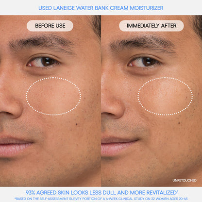 LANEIGE Water Bank Blue Hyaluronic Cream Moisturizer: Hydrating Korean Face Cream with Squalane & Ceramide LANEIGE