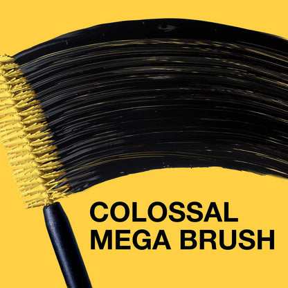 Maybelline Volum' Express Colossal Washable Mascara Makeup, Volumizing, Glam Black, 1 Count MAYBELLINE