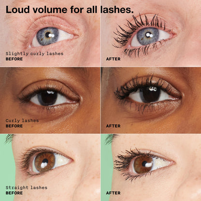 Clinique High Impact High-Fi Full Volume Mascara | Volume, Length, Non-Clumping, Smudge-Proof + Safe For Sensitive Eyes, Black Clinique