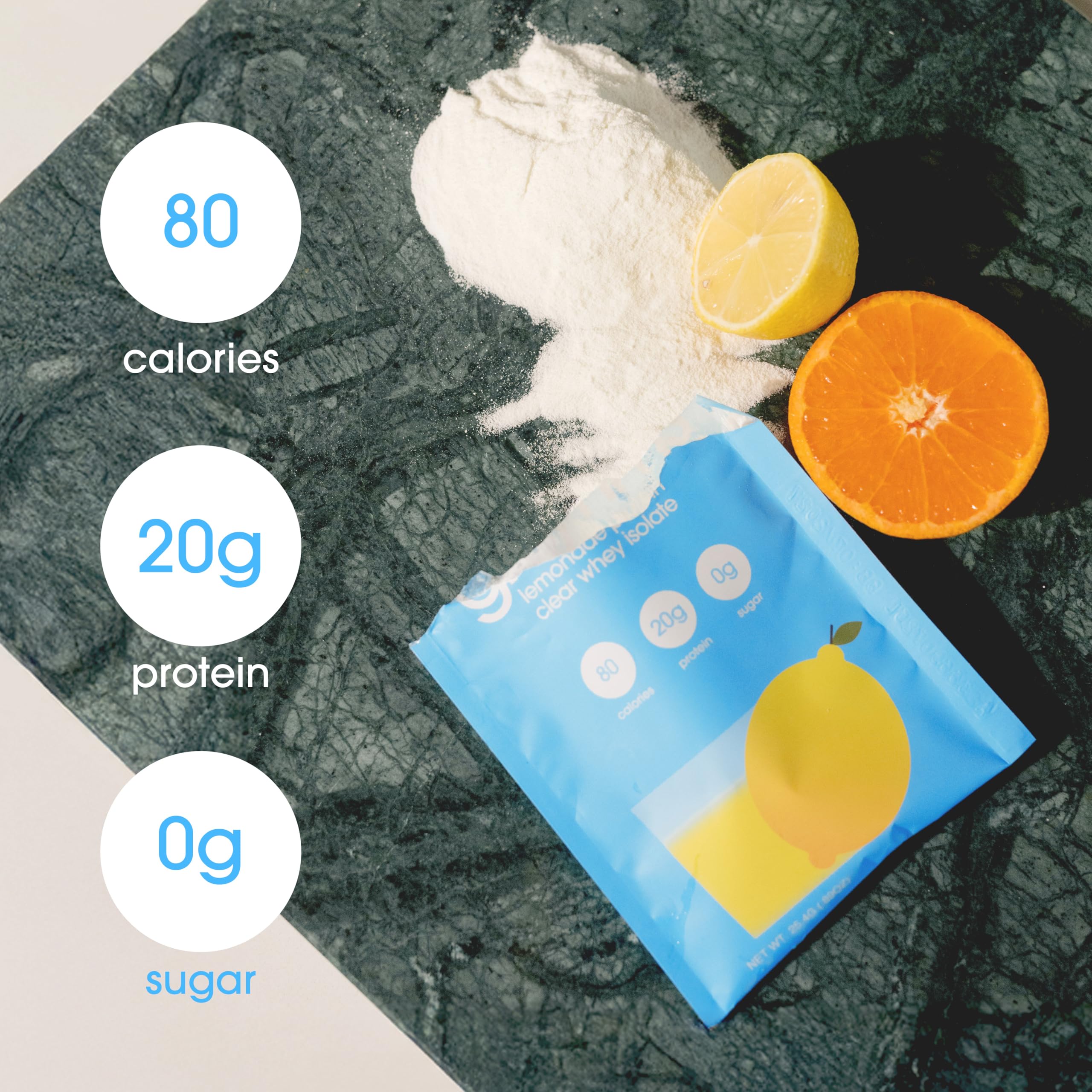 GRAMMS Clear Protein Powder Packets 20G Protein Sample Packets Variety Flavors for Women & Men | Lactose Free, Grass-Fed Whey Isolate, Gluten Free, Zero Sugar, Gut Friendly, Non-Bloating(9 Pack) GRAMMS buy australia supplements