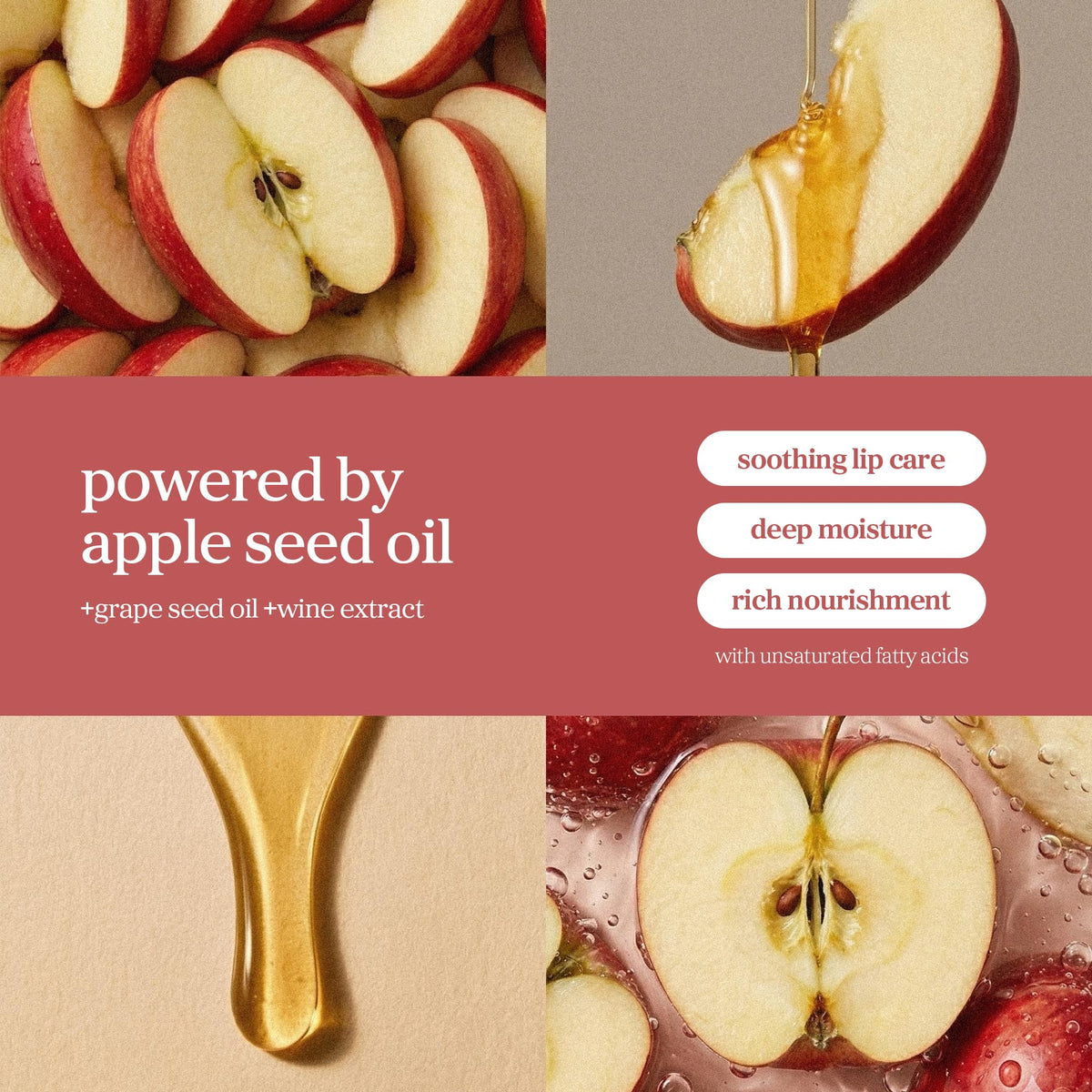 NOONI Korean Lip Oil - Applewine - Plumping & Hydrating Tinted Lip Gloss NOONI
