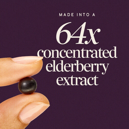 Nature’s Way Sambucus Elderberry Gummies, Immune Support Gummy for Adults & Kids Ages 4+ with Black Elderberry Extract, Vitamin C Nature's Way