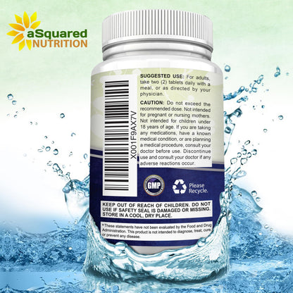 aSquared Nutrition Magnesium Glycinate 400mg - 180 Tablets - Max Strength Magnesium Bisglycinate Supplement -Maximum Bioavailability & Absorption-Non-GMO aSquared Nutrition