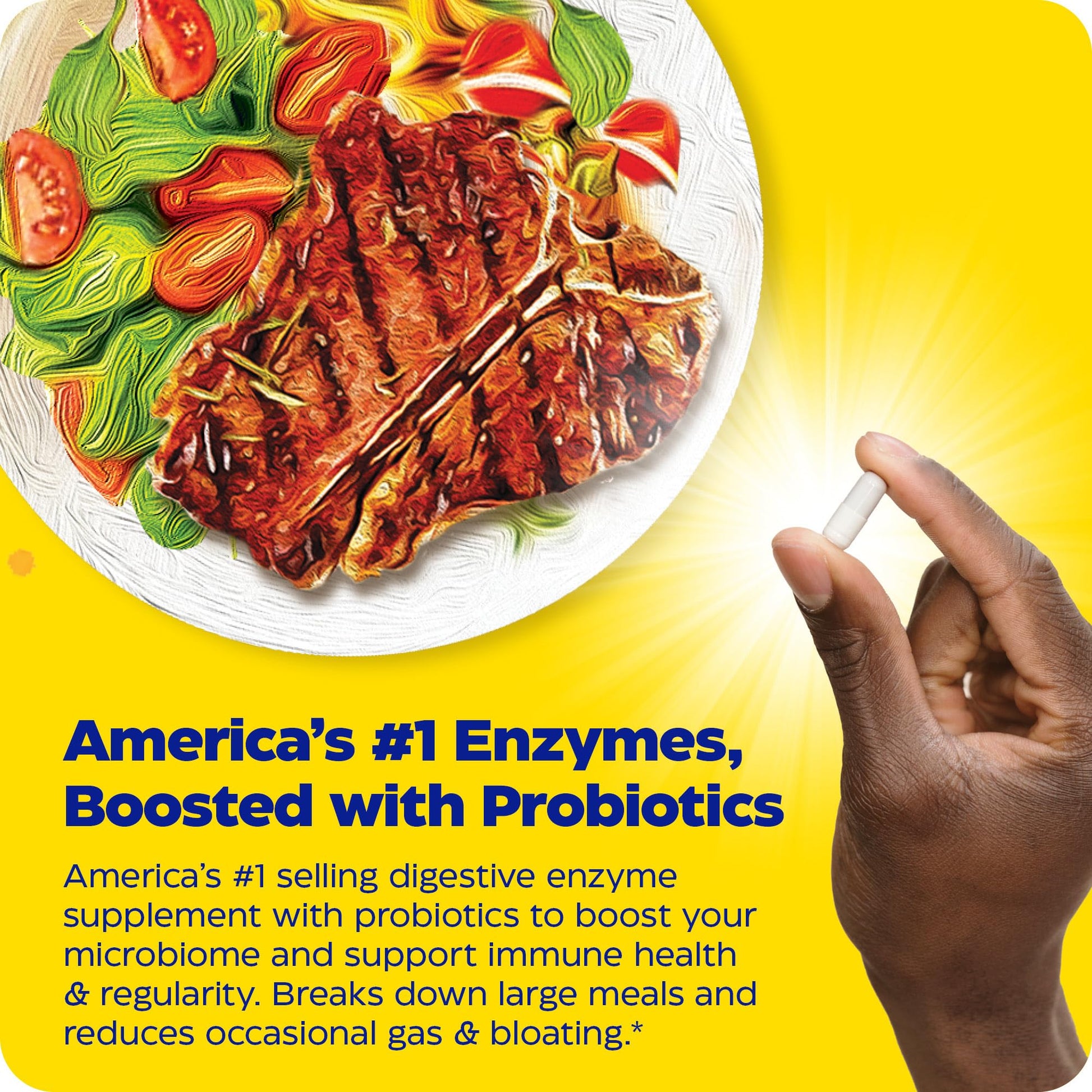 Enzymedica Digest Gold + Probiotics - Digestive Enzyme Supplement for Women & Men, Enzyme and Probiotic Capsules for Digestion, Gut Health Support, Helps Gas & Bloating, Vegetarian - 45 Caps Gsupps Australia