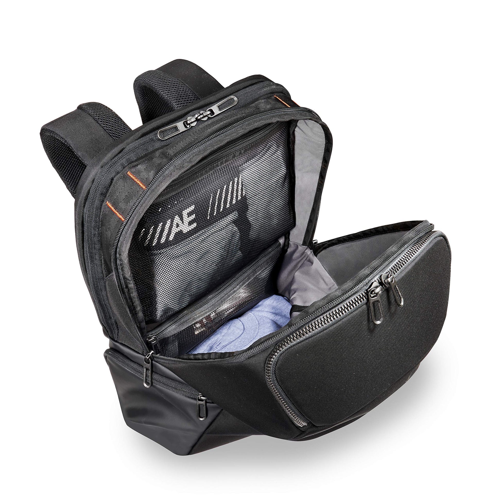Briggs & Riley Medium Convertible Backpack Duffle Bag - Carry On for Men & Women, Use for Travel, Gym, or Work, Overnight Weekend Luggage, Shoulder Strap, Laptop Compartment - ZDX Collection, Black Gsupps Australia