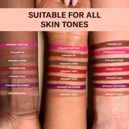 The Lip Bar - Lip Liner, Straight Living (Deep Brown) - High Pigment & Super Creamy - Smudge Proof & Water Resistant - Jojoba Oil, Aloe Vera, Coconut Oil, & Vitamin E - Vegan & Cruelty Free - .042 oz The Lip Bar