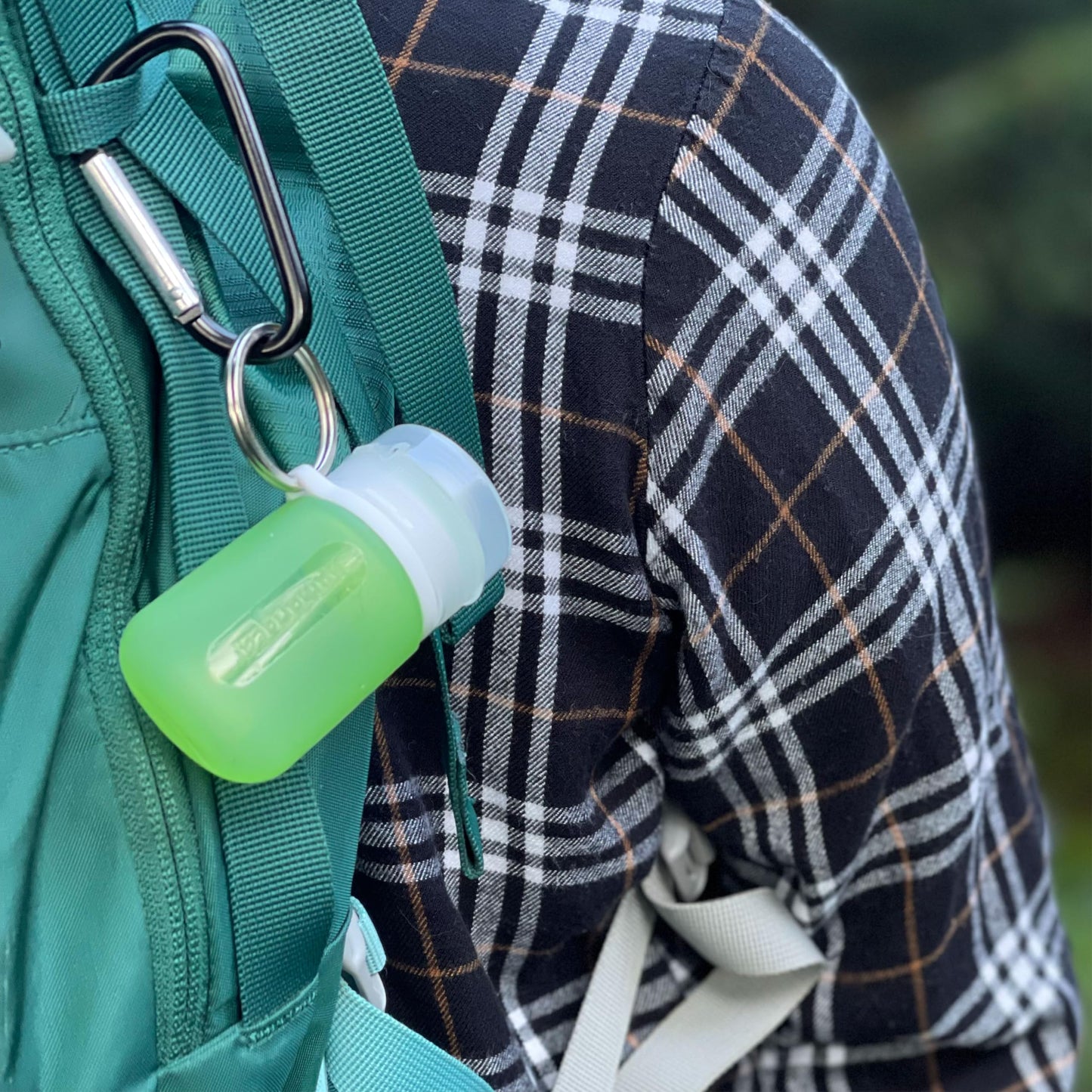 humangear GoToob+ 3-Pack, Large (3.4 fl oz), Clear/Purple/Teal | Refillable & Leak-Proof Silicone Travel Size Bottles with Locking Cap for Toiletries, Camping & TSA Carry-On Gsupps Australia