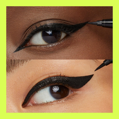 Maybelline Tattoo Studio Ink Pen Eyeliner, Waterproof & Smudge Resistant Liner, Up to 24 Hours Eye Makeup Wear, Jet Black, 1 Count MAYBELLINE