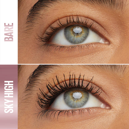 Maybelline Lash Sensational Sky High Washable Mascara Makeup, Volumizing, Lengthening, Defining, Curling, Multiplying, Buildable Formula, Blackest Black, 1 Count MAYBELLINE