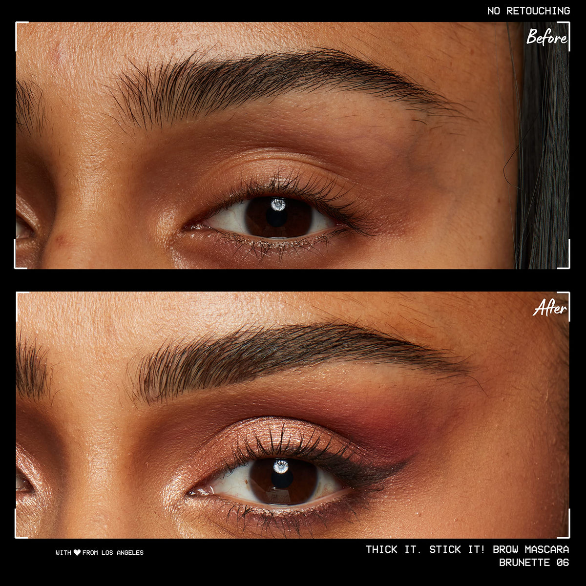 NYX PROFESSIONAL MAKEUP Thick It Stick It Thickening Brow Mascara, Eyebrow Gel - Brunette NYX PROFESSIONAL MAKEUP