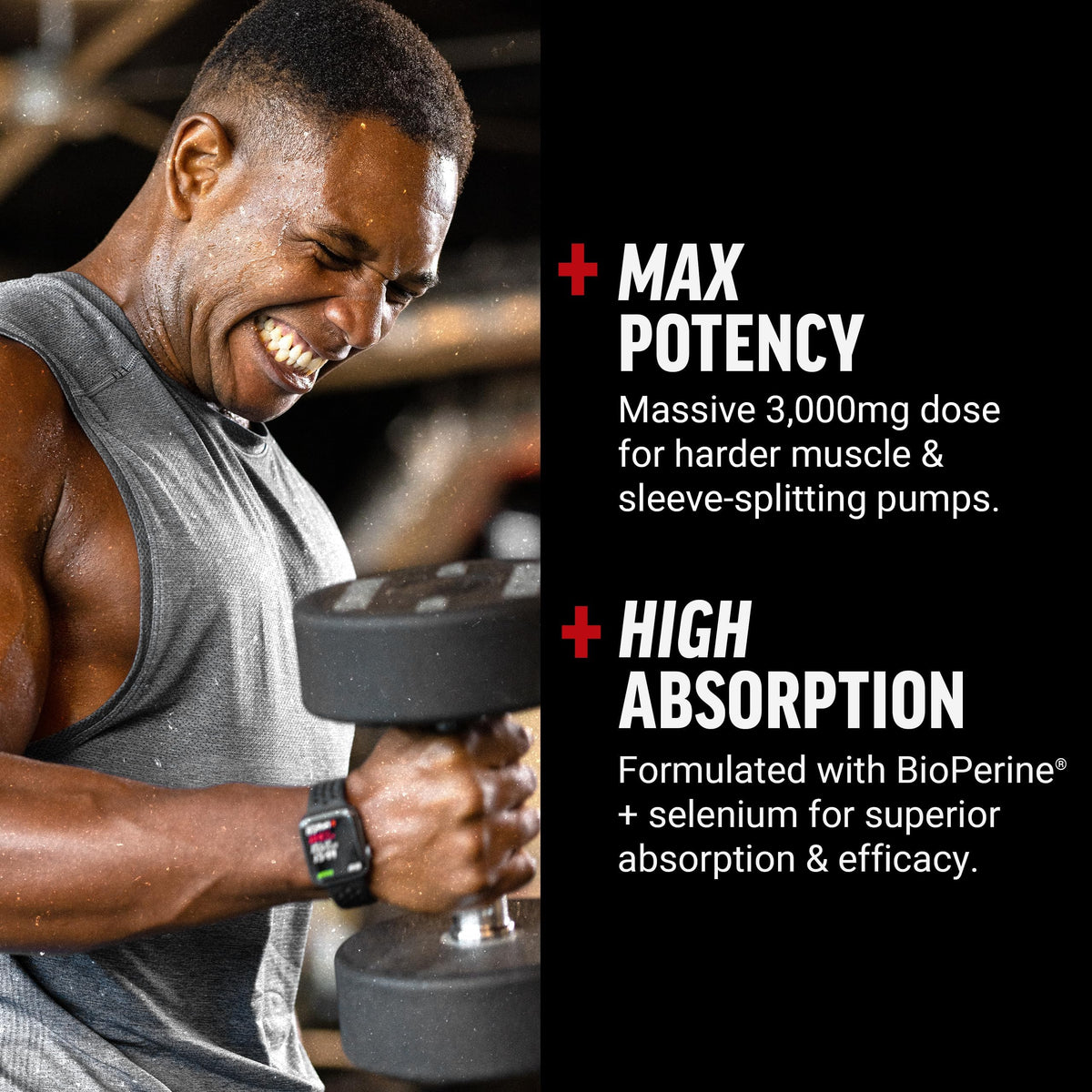 Force Factor L-Arginine Nitric Oxide Supplement with BioPerine to Help Build Muscle and Support Stronger Blood Flow, Circulation, Nutrient Delivery Force Factor