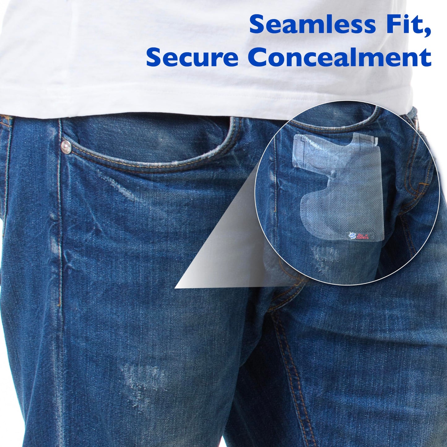 DeSantis Nemesis - Gun Pocket Holsters for Concealed Carry, Concealed Pocket Holster for Pistols, Revolvers, Soft, Designed for Comfort & Discreet Carry, Ambidextrous Gsupps Australia