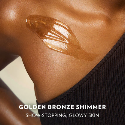 Vaseline Glazed and Glisten Golden Hour Body Gel Oil Shimmering 6.8oz 1ct Vaseline