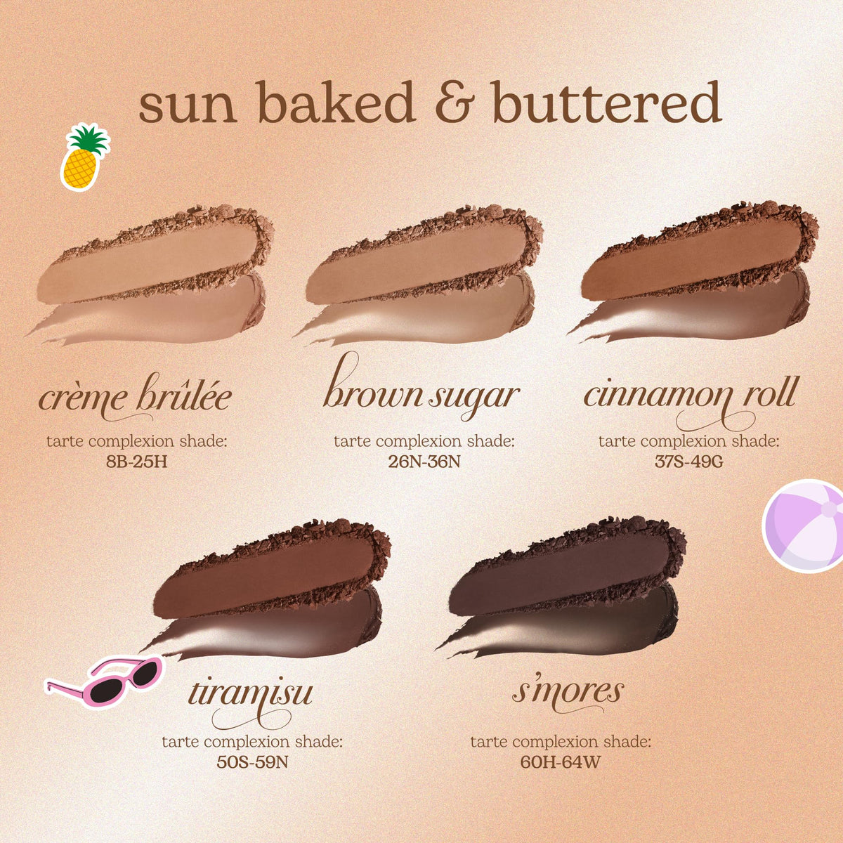 tarte macaron sculpt & bronze duo – 2-in-1 Cream + Baked Powder Bronzer, Contour Powder Face Makeup, Peptides and Hyaluronic Acid Hydrates & Plumps, vegan & cruelty-free, full size, brown sugar tarte