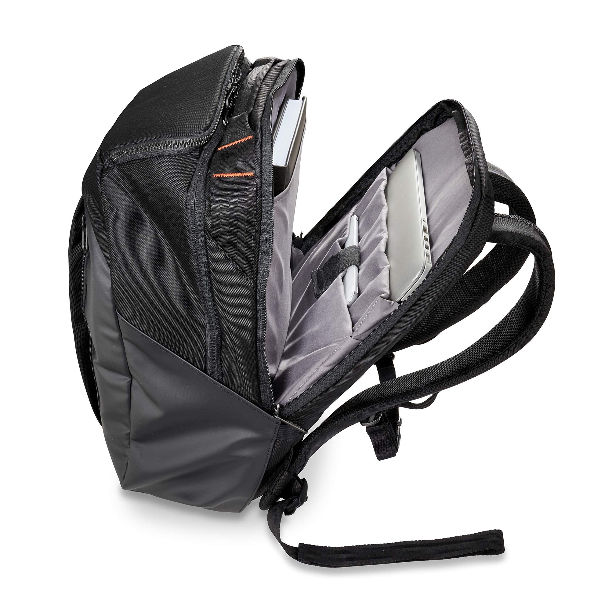 Briggs & Riley Medium Convertible Backpack Duffle Bag - Carry On for Men & Women, Use for Travel, Gym, or Work, Overnight Weekend Luggage, Shoulder Strap, Laptop Compartment - ZDX Collection, Black Gsupps Australia