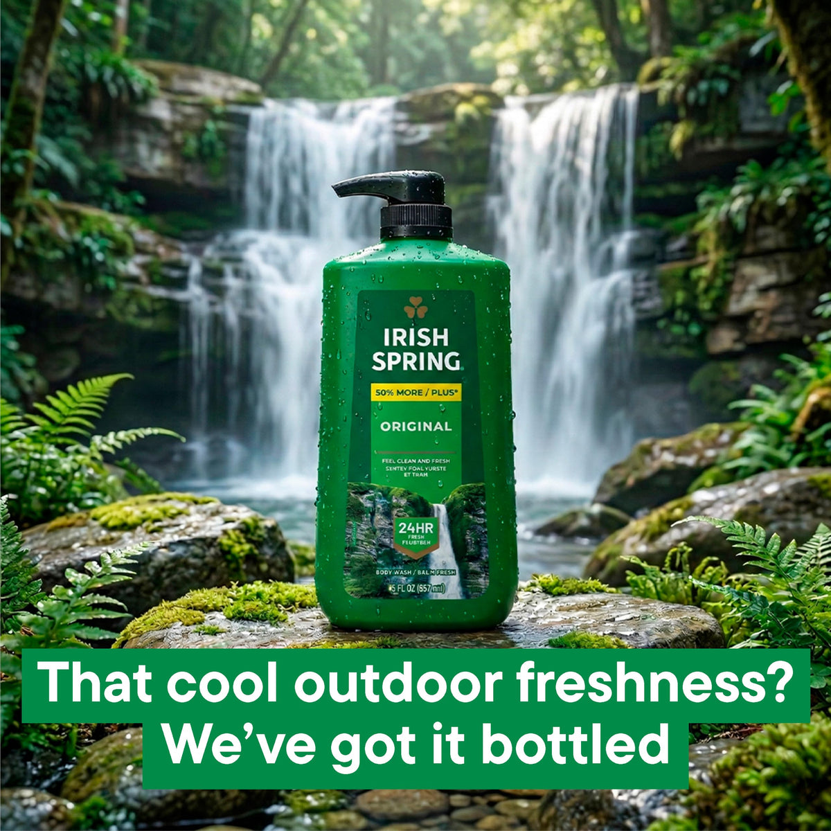 Irish Spring Body Wash for Men, Original Scent, 887 mL Irish Spring