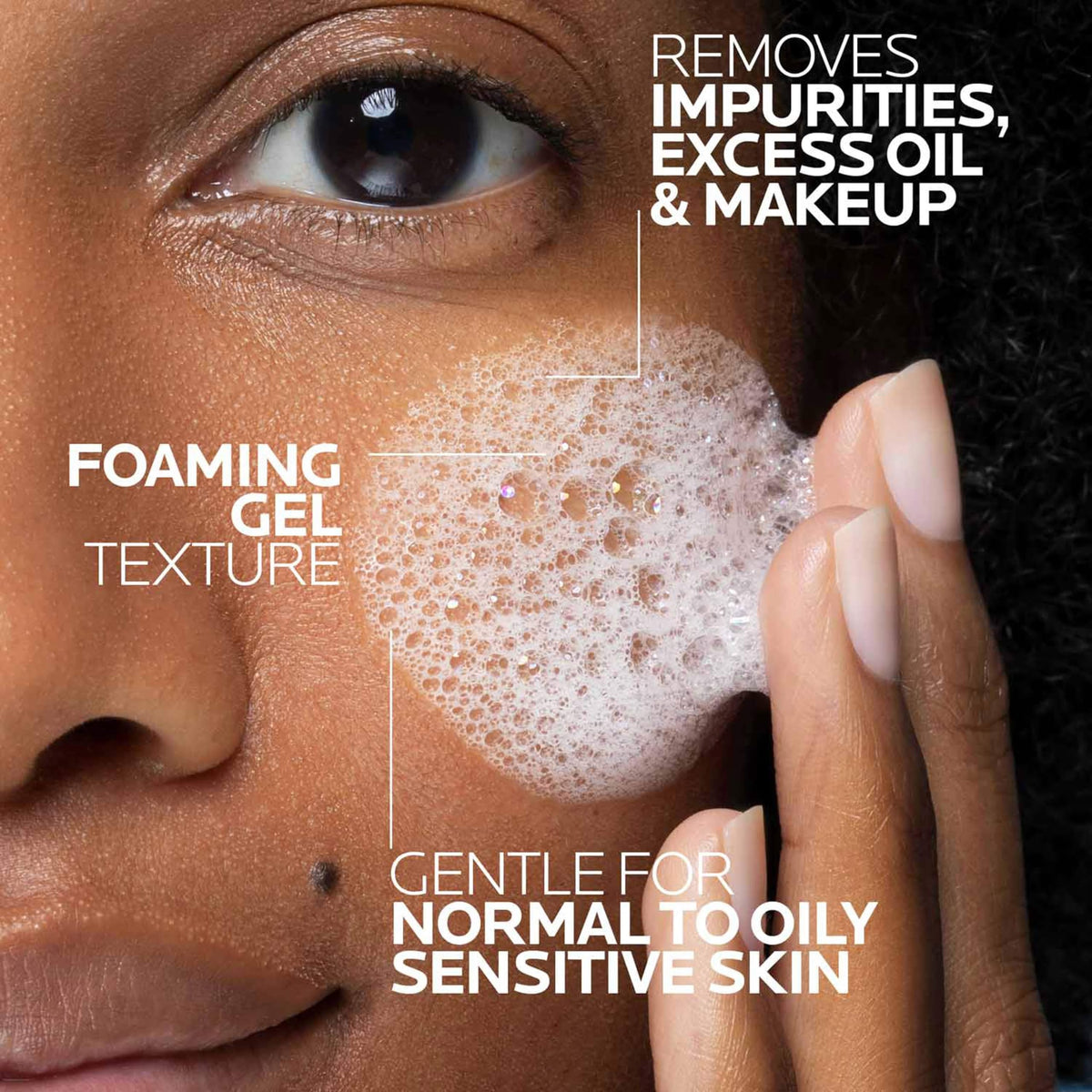 La Roche-Posay Toleriane Purifying Foaming Facial Cleanser, 13.52oz La Roche-Posay