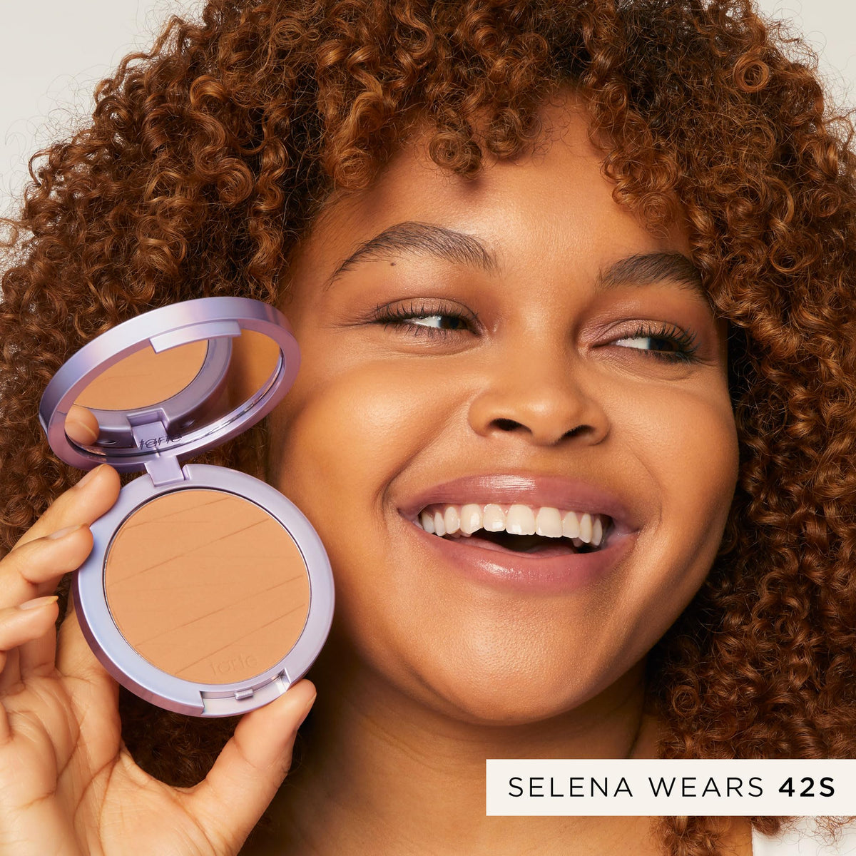 tarte face tape pressed powder – Medium-Coverage Waterproof Powder, Hyaluronic Acid & Peptides to Smooth & Set Makeup, Lightweight, Vegan & Cruelty-Free, full size, 44H tan honey tarte