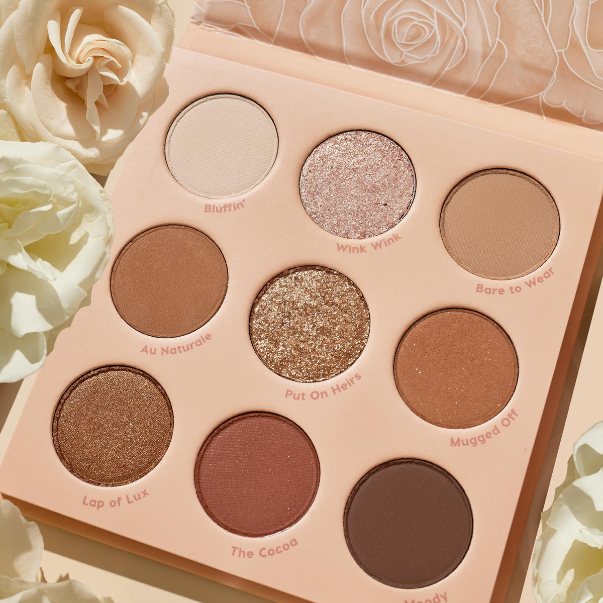 ColourPop Nude Mood Eyeshadow Palette - Brown & Copper Palette with Metallic and Matte Finishes - High-Pigment Eye Makeup with a Long-Wearing Formula (0.3 oz) ColourPop