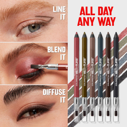 REVLON ColorStay Multiplayer Eye Pencil, 401 Checkmate, 0.03 oz REVLON